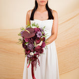 Dark & Moody Cascade Bouquet
