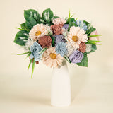 Luxe Daisy Vase Centerpiece