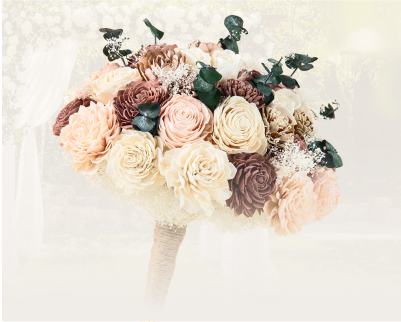 Beautiful Sola Wood Flowers