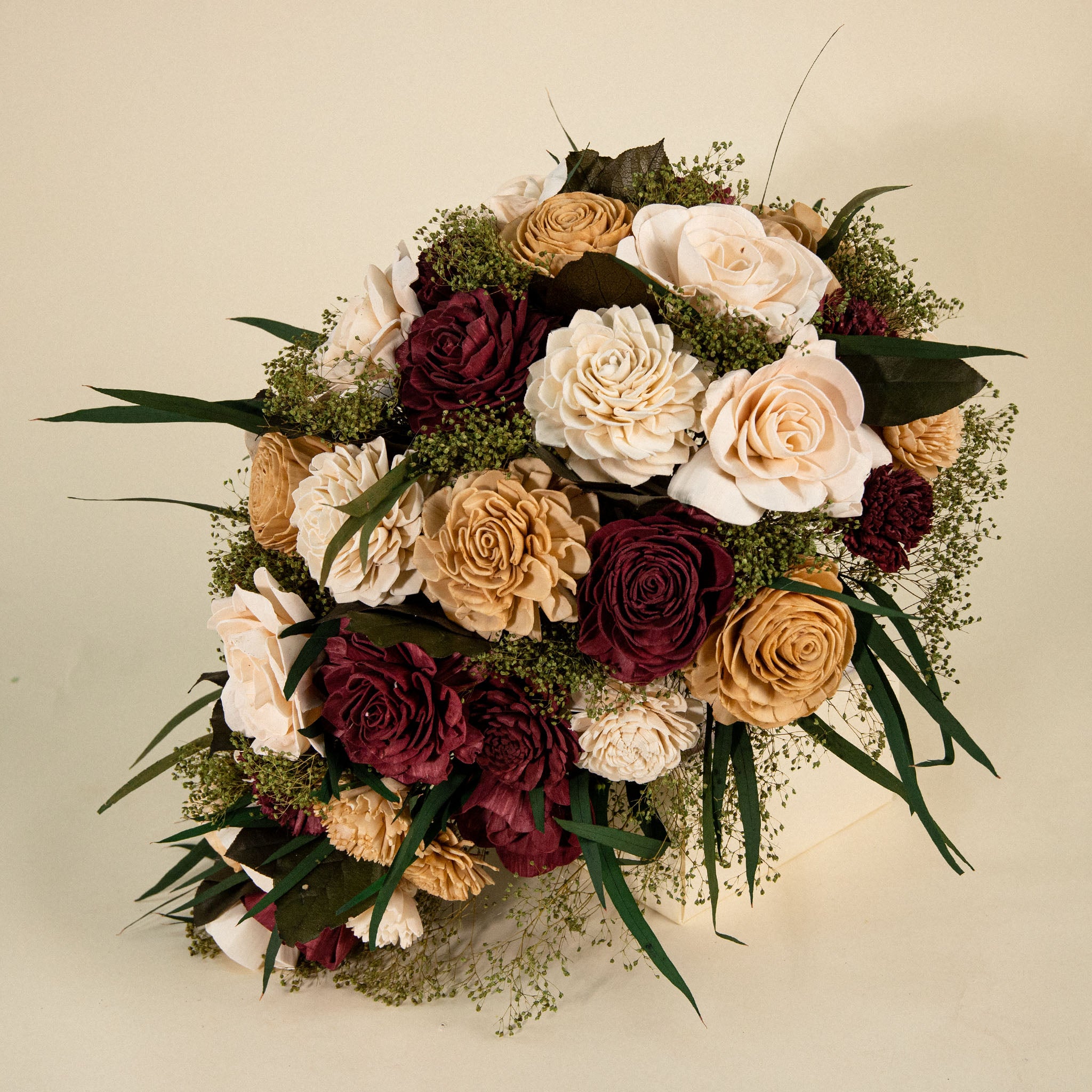 Gardenia Cascade Bouquet – Sola Wood Flowers