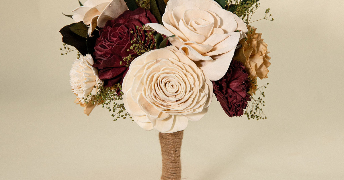 Gardenia Mini Bouquet – Sola Wood Flowers