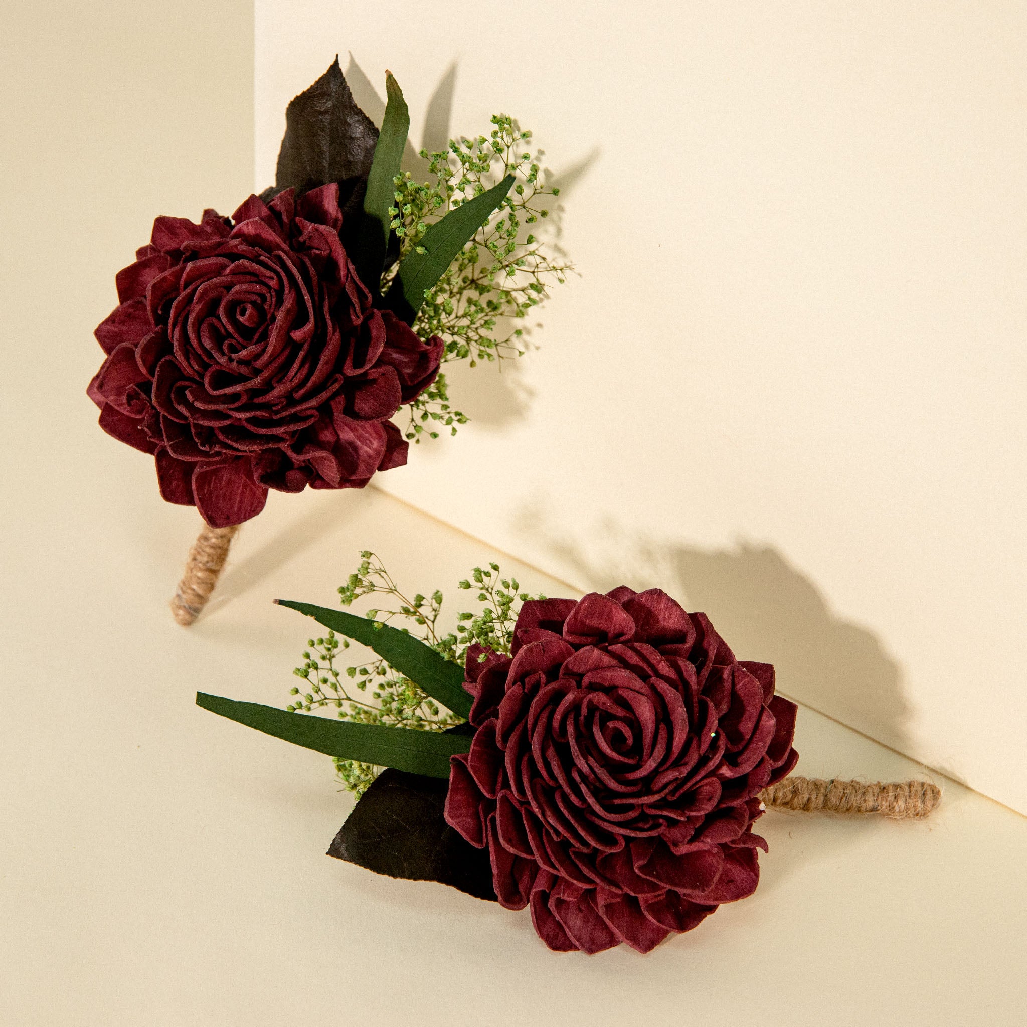 Gardenia Father's Boutonniere (Set of 2) Sola Wood Flowers Gardenia Father's Boutonniere (Set of 2) Sola Wood Flowers