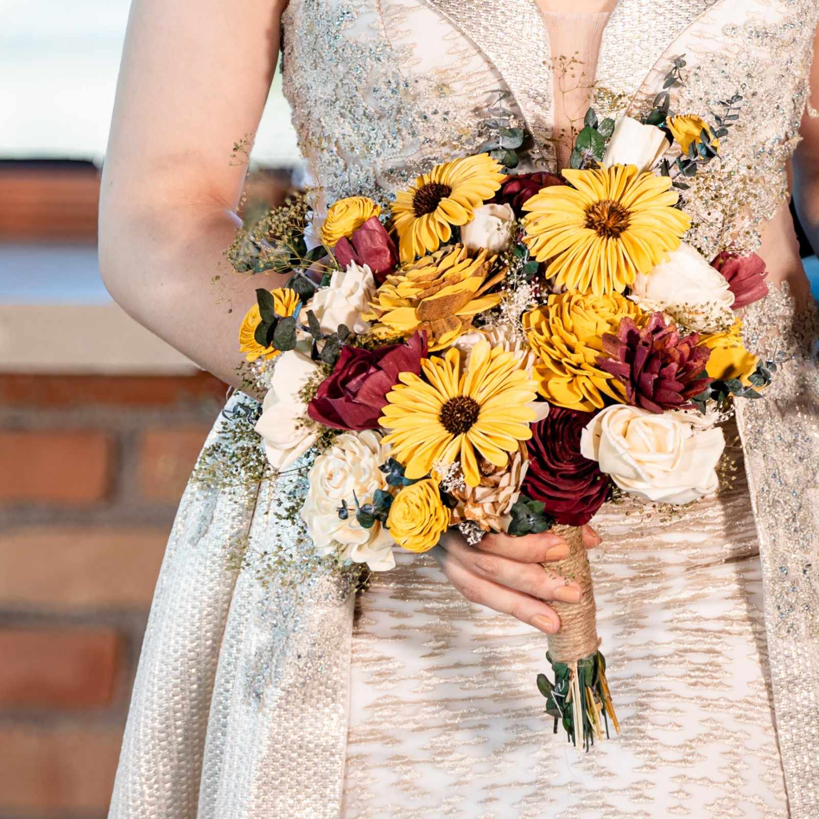 Wild Style Sunflower Daze Bridal Bouquet – Sola-Flowers