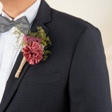Love Story Boutonniere (Set Of 3)