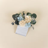 Luxe Ivory Groom's Pocket Boutonniere