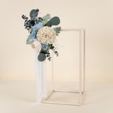 Luxe Ivory Chiffon Chair Decoration