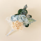 Luxe Ivory Simple Boutonniere