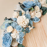 Luxe Ivory Wedding Arch Decor (Set of 2)