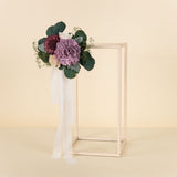Luxe Lavender Chiffon Chair Decoration