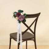 Luxe Lavender Chiffon Chair Decoration