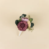 Luxe Lavender Simple Boutonniere