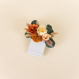 Luxe Terracotta Groom's Pocket Boutonniere