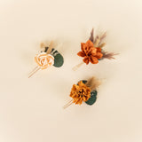 Luxe Terracotta Hairpiece