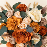 Luxe Terracotta Cascade Bouquet