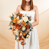 Luxe Terracotta Cascade Bouquet