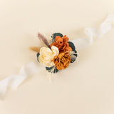 Luxe Terracotta Simple Corsage
