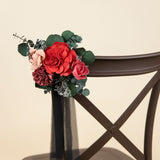 Luxe Velvet Chiffon Chair Decoration