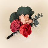 Luxe Velvet Simple Boutonniere
