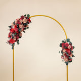 Luxe Velvet Wedding Arch Decor