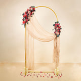 Luxe Velvet Wedding Arch Decor