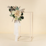 Luxe Green Chiffon Chair Decoration