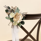 Luxe Green Chiffon Chair Decoration