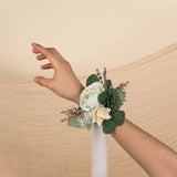 Luxe Green Simple Corsage
