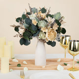 Luxe Green Vase Centerpiece