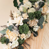 Luxe Green Wedding Arch Decor
