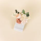 Luxe Blush Groom's Pocket Boutonniere