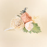 Luxe Blush Simple Boutonniere