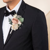 Luxe Blush Simple Boutonniere