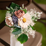 Luxe Daisy Chiffon Chair Decoration