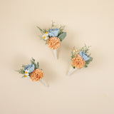 Meadow Dream Boutonniere (Set of 3)