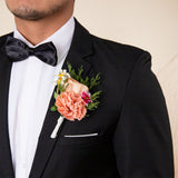 Summer Sunset Boutonniere (Set of 3)