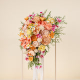 Summer Sunset Cascade Bouquet