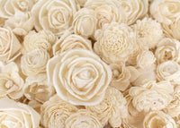 Sola wood flowers made from a renewable plant