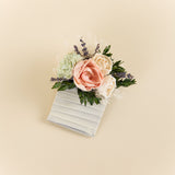 Luxe Aura Groom's Pocket Boutonniere