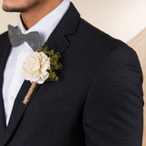 Perfect Simplicity Father's Boutonniere (Set of 2)