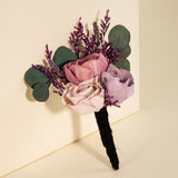 Luxe Peony Simple Boutonniere
