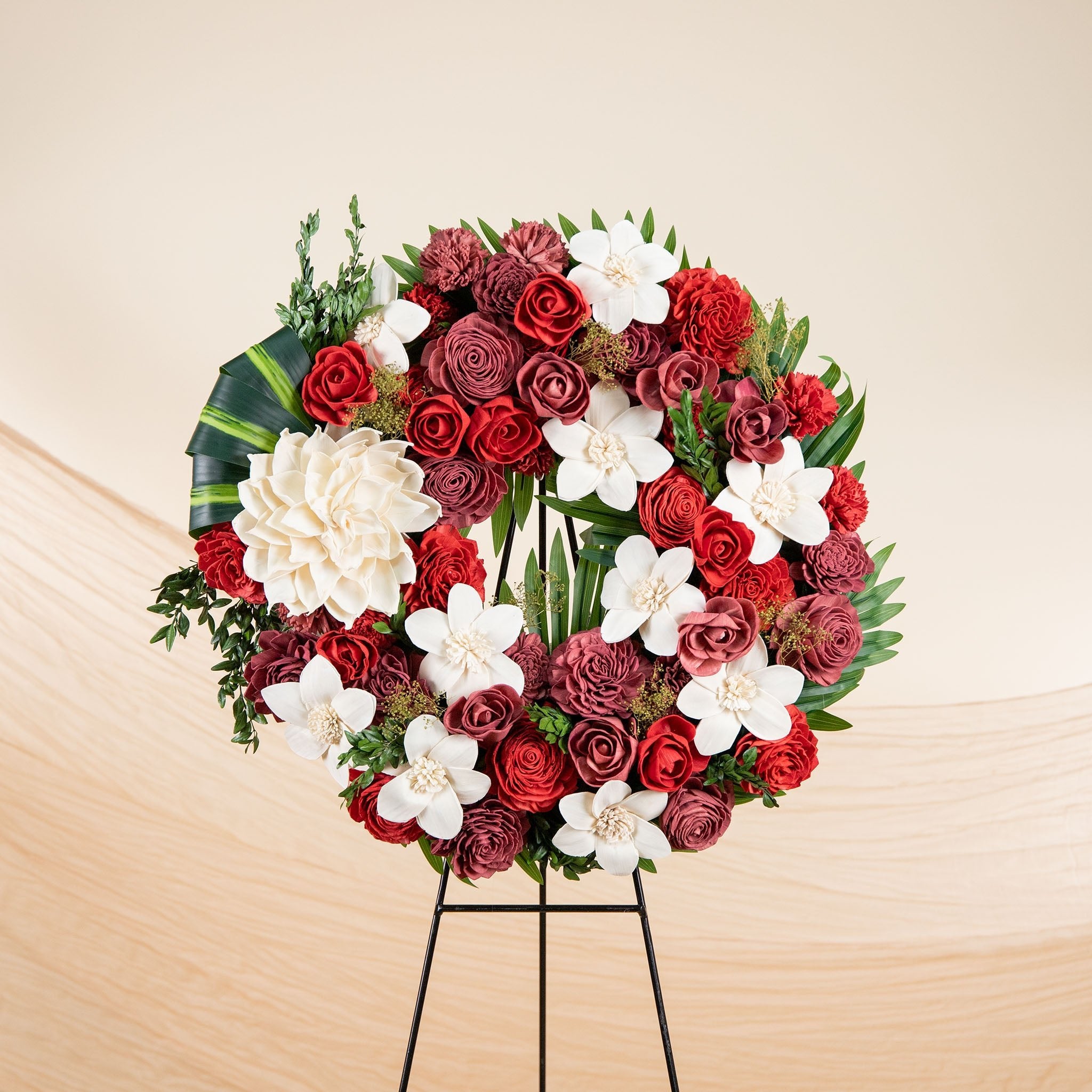 Devotion Funeral Wreath – Sola Wood Flowers