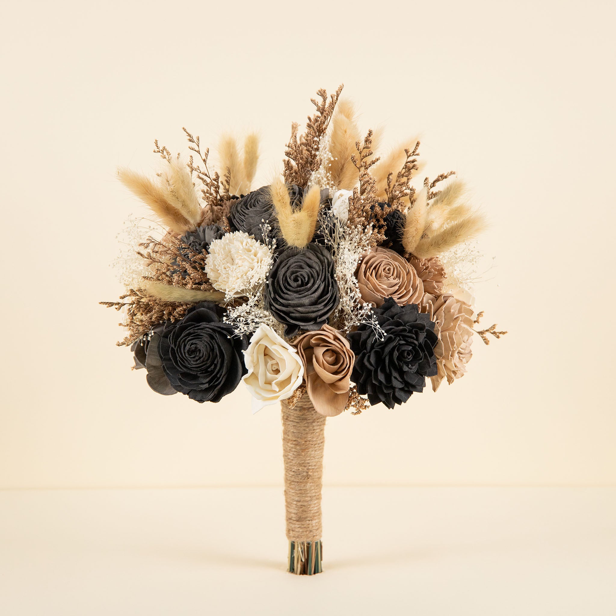 Retro Modern Bridal Bouquet – Sola Wood Flowers