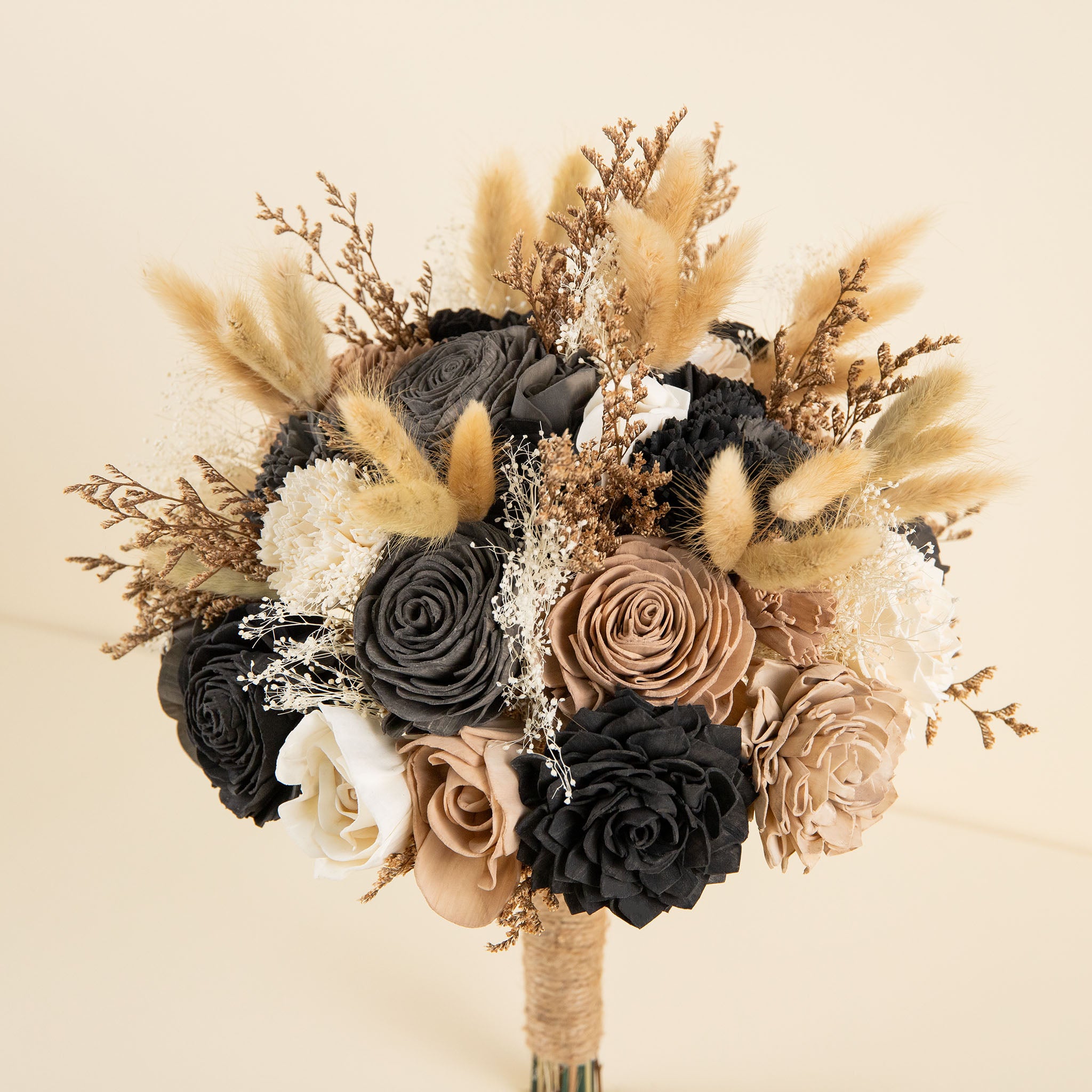 Retro Modern Bridal Bouquet – Sola Wood Flowers