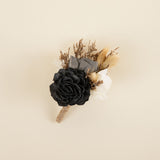 Retro Modern Groom's Boutonniere