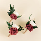Romance Boutonniere (Set Of 3)