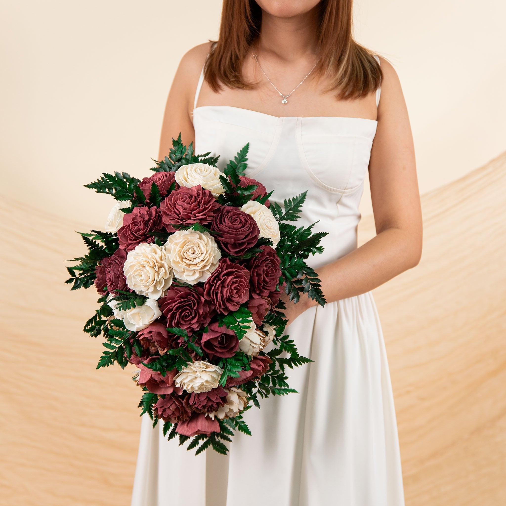 Romance Cascade Bouquet – Sola-Flowers