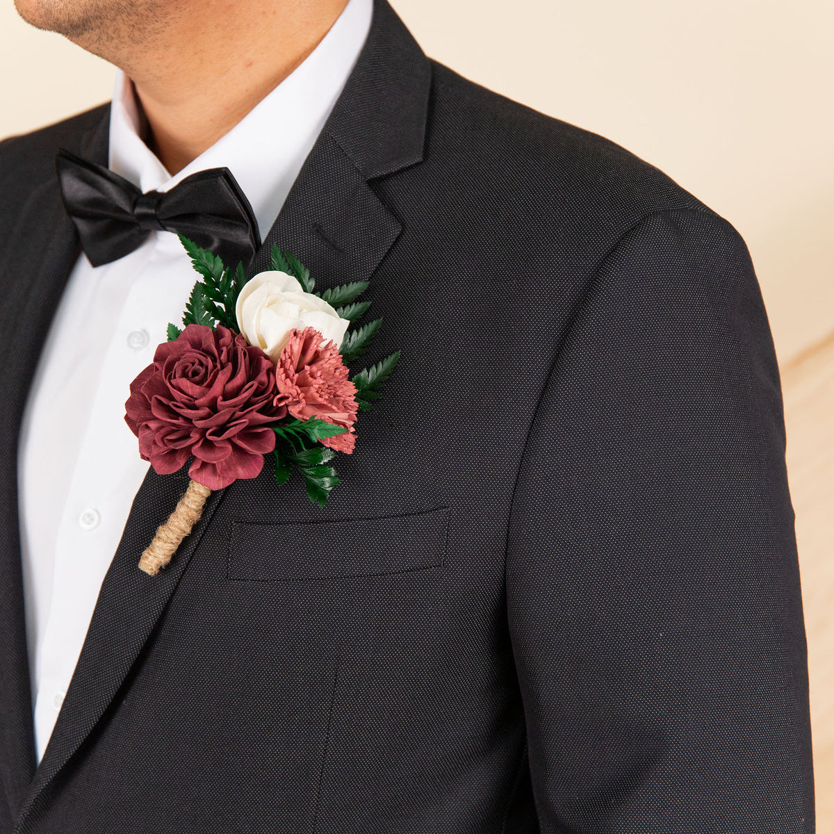 boutonniere for black dress Romance Groom's BIFM Have we been loving Perfect for those who Shoe Size:36 SYNCSuitCollection