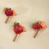 Rose Boutonniere (Set of 3)