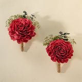 Rose Father's Boutonniere (Set of 2)