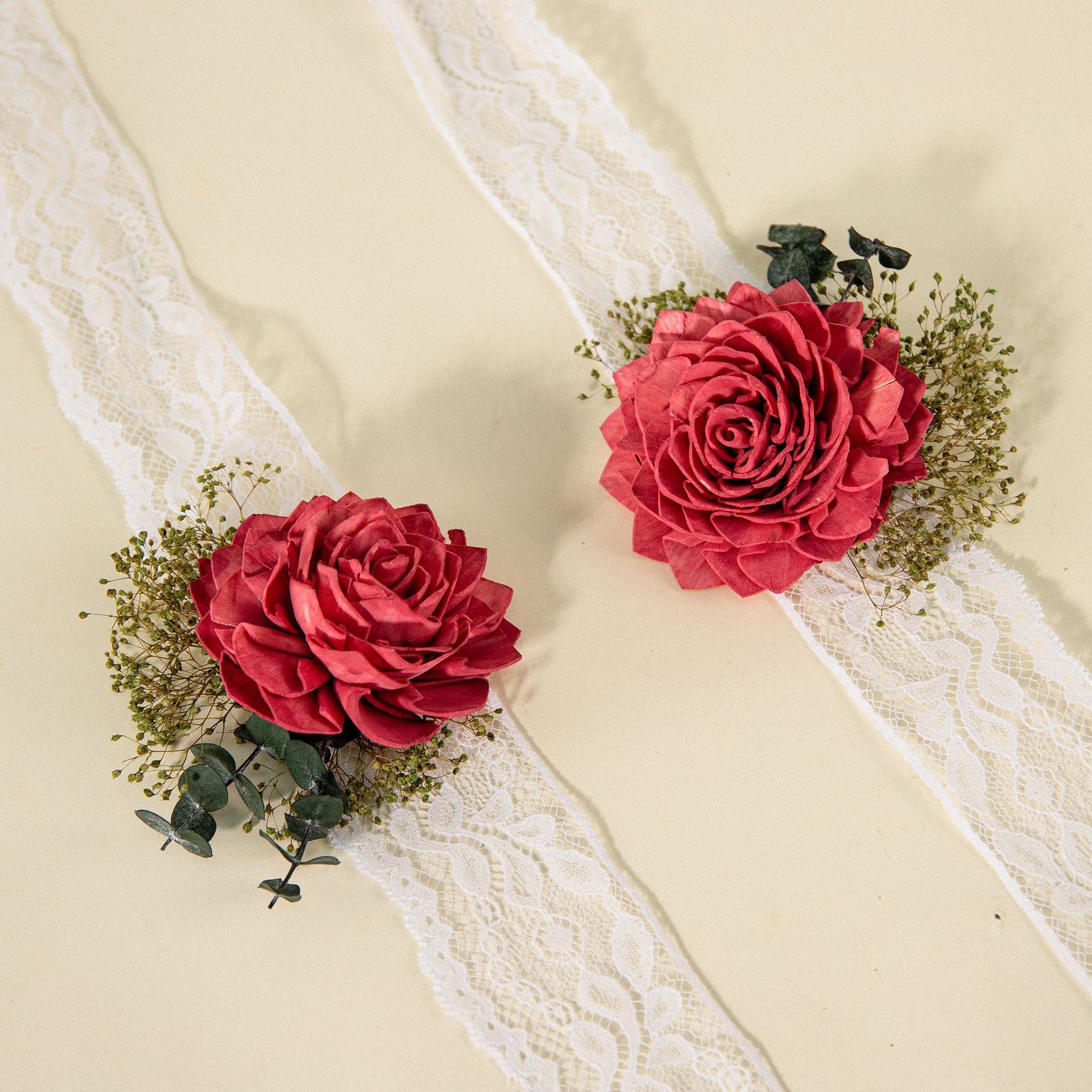 Rose Mother's Corsage (Set of 2) – Sola Wood Flowers